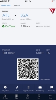 Mobile Boarding Pass