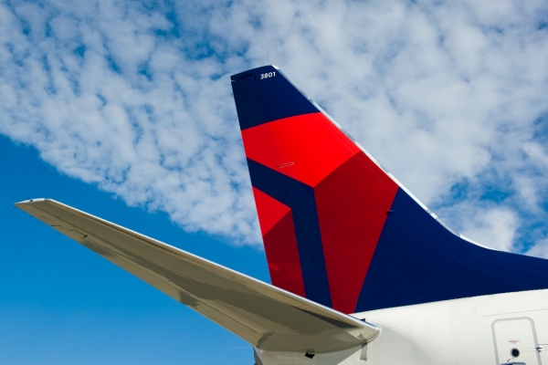 Delta Tail with Clouds