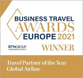 Business Travel Awards Europe - Travel Partner of the Year - Global Airline