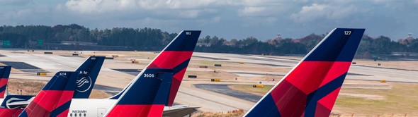 Delta Air Lines aircraft tails