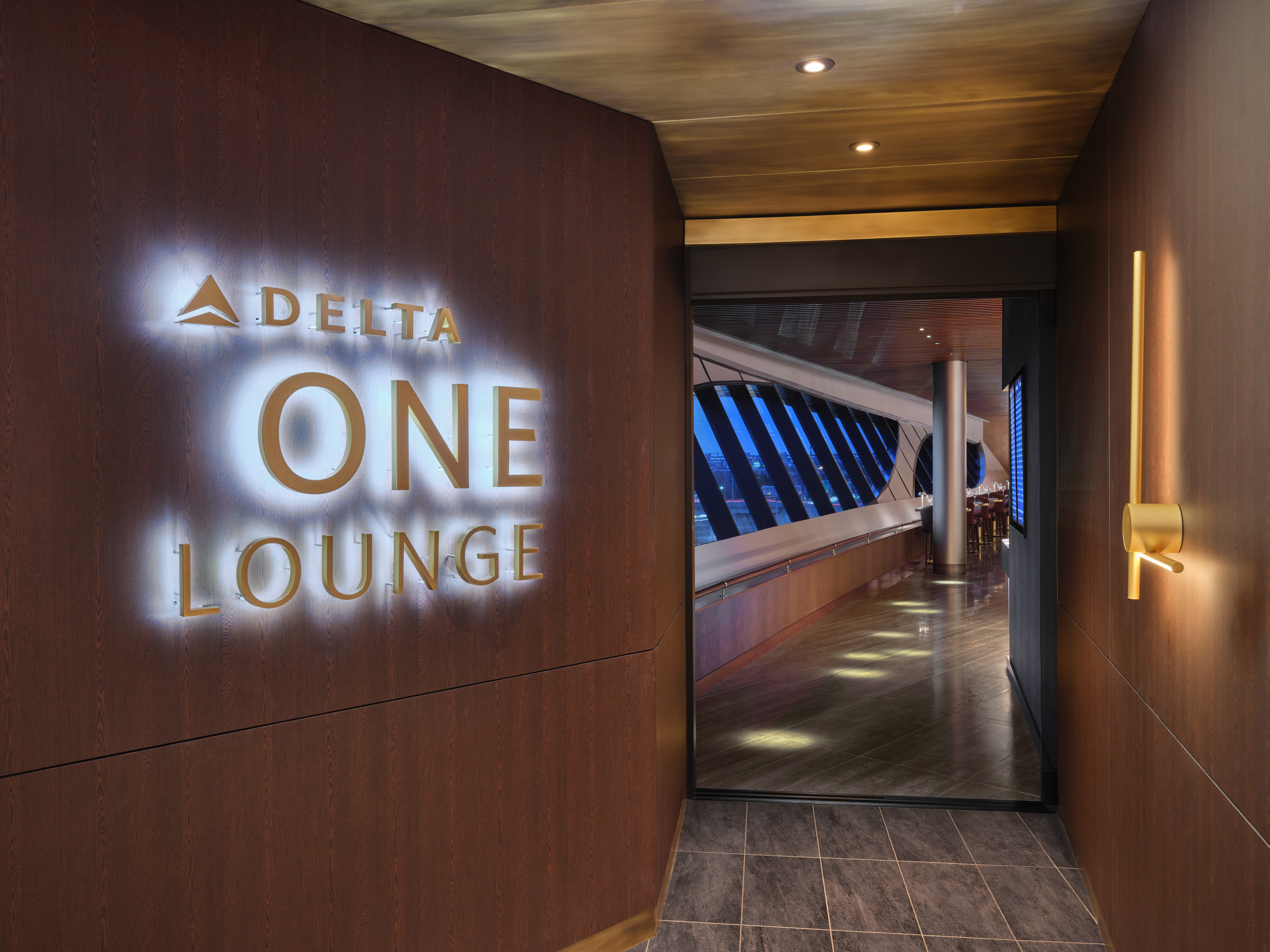 Delta One lounge at BOS