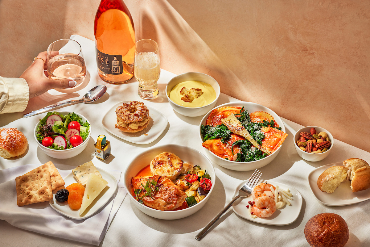 Refresh meal options departing CDG